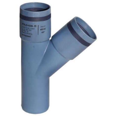 Poloplast POLO-KAL XS-Rohr PKXEA Abzweig Einfachabzweig 50/50/45° 102215