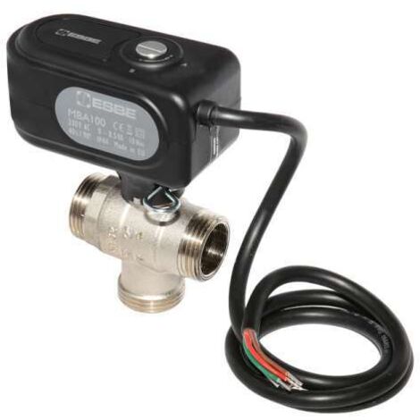ESBE Motorkugelhahn MBA132 DN 20 Kvs 9,6 als 3 Wege Zonenventil 230 V, AG 1" 43102500