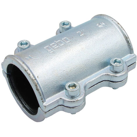 Gebo Temperguss-Dichtschelle Abdichtschelle Leckschelle 2 Ø Innen 60,3mm 01.252.28.06