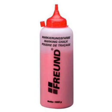 FREUND Markierungsfarbe für Schnurschlaggeräte rot, 1000g Flasche 03061000