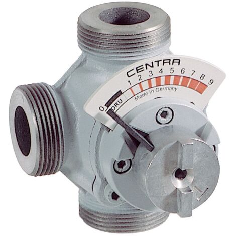 Honeywell Dreiwege-Universalmmischer Centra-DRU GG 20, grau, PN 10 DN 25, Kvs-Wert 16, DRU25-16