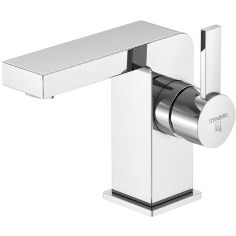 Steinberg Serie 120 Waschtisch-Einhebelmischbatterie m. Ablaufgarnitur, chrom 1201000 (1/5)