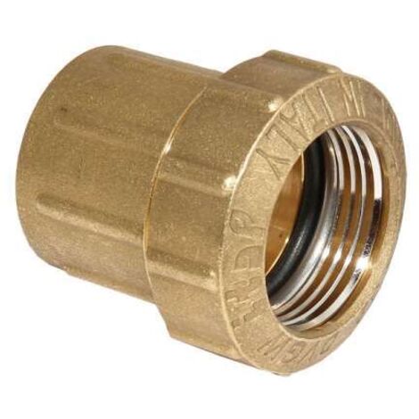 PE-Rohr Gewindeübergang Ø 20 mm x 1/2'' IG Übergang Verschraubung Messing MS 58 DVGW
