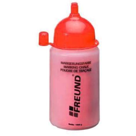 FREUND Markierungsfarbe für Schnurschlaggeräte rot, 300g Flasche 03060300