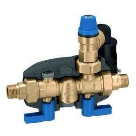 Caleffi SiCal Sicherheitsgruppe für WW-Bereiter Warmwasserspeicher 3/4" 6 bar DN20 DVGW 528156