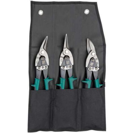FREUND hochwertige Werkzeugrolltasche (128) bestückt mit 3 Figurenscheren, 04670060