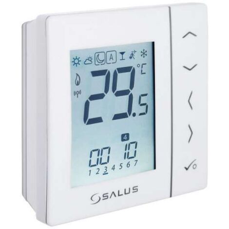 Salus VS20WRF Digitaler Funk Thermostat Gehäusefarbe weiß 112621