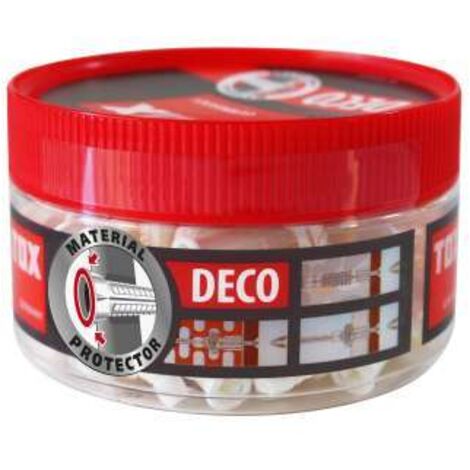 TOX Allzweckdübel Deco 5x25 mm in Runddose 5/25, 016260011, 120 Stück