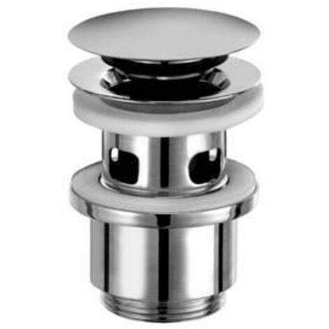 KLUDI Push-Open Ablaufventil für Waschtisch mit Überlauf chrom 1042405-00 (1/5)