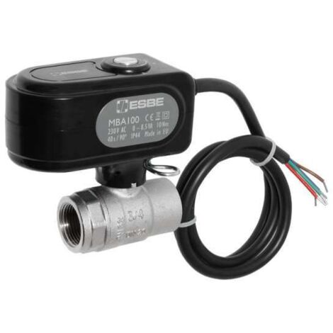 ESBE 2-Wege Motorkugelhahn DN20 2x3/4'' IG Kugelhahn Motorisch 230V Laufzeit 40 Sek. 43100100
