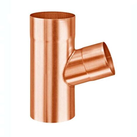 GRÖMO Kupfer Rohrabzweig CU 72° ø100/60, 60970