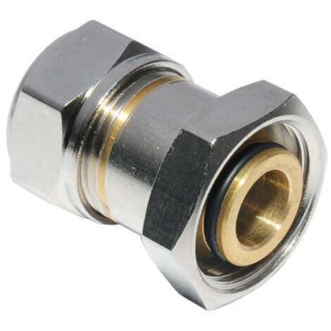 Simplex Schwarzrohradapter Klemmverschraubung für 3/8 Stahlrohr x ¾ IG Eurokonus F10348