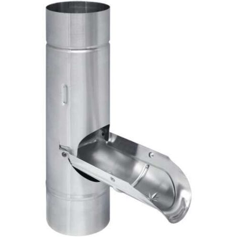 GRÖMO ALU Regenwasserklappe ALUMINIUM ø80, 85530