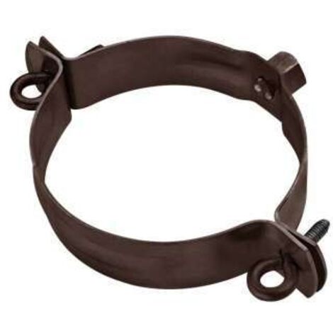 GRÖMO ALUSTAR Standrohrschelle Testa di Moro ø100 mit Gewindemutter M10, SX (glatt), 83892