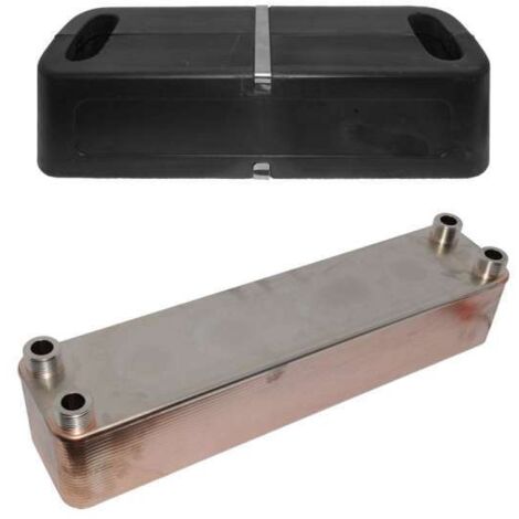 Sonderangebot SWEP Plattenwärmetauscher gedämmt, 4x1'' AG bis 40m2 Kollektorfläche