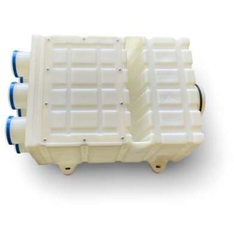 Zewotherm Lüftungsverteiler 6-Fach Verteiler Lüftung LVS 6 x 75 / 125 mit Federsicherung 14040232