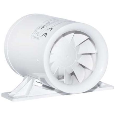 Blauberg Rohrventilator Ducto-U 100 mit 110 m³/h Fördervolumen mit Montagehalter 8030079