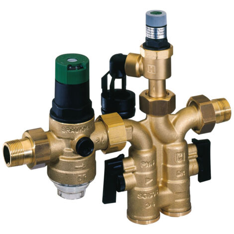 Honeywell Sicherheitsgruppe SG160SD mit Druckminderer, Messing AA, 1 '', SG160SD-1AA (1/8)