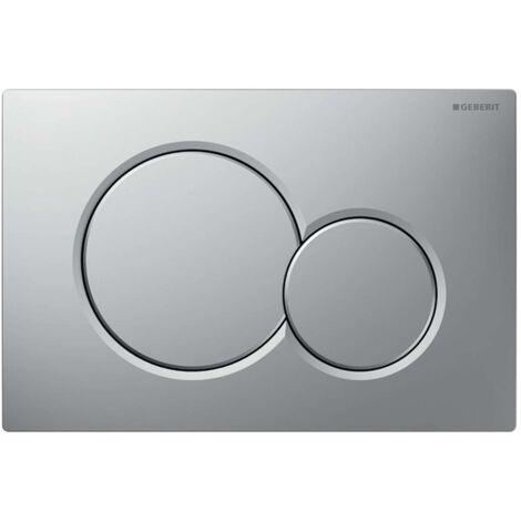 Geberit Sigma01 Betätigungsplatte für 2-Mengen-Spülung, Round chrom matt 115770JQ5