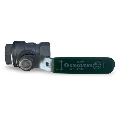 GIACOMINI Kugelhahn Schwermodell 3/8", Messing verchromt, DVGW-geprüft