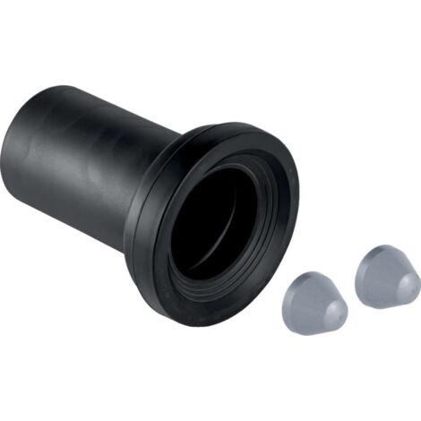 Geberit PE Manschette für WWC D 90, mit 2 chromfarbigen Deckkappen (1/3)