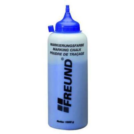 FREUND Markierungsfarbe für Schnurschlaggeräte blau, 1000g Flasche 03051000