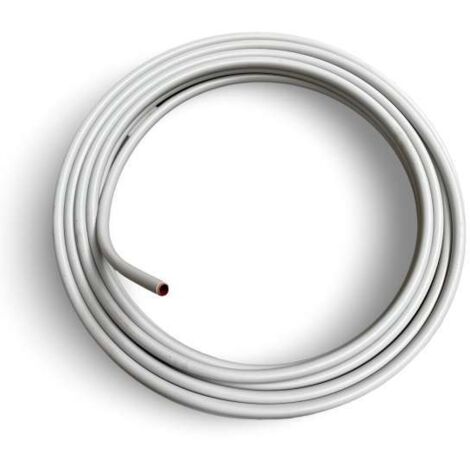 WICU Kupferrohr DVGW ummantelt in Ringen 15 x 1,0 mm Rolle 25m