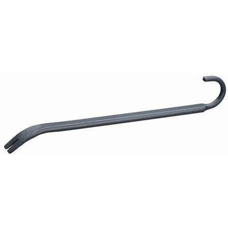 FREUND Schieferhebeeisen flach-oval, 20 x 12 mm, mit Nagelklaue und Haken 00300000 Hebeeisen