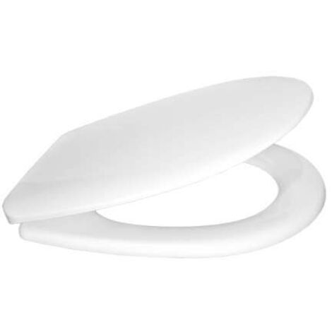 Haro Deltano Hausmarke Premium Universal WC-Sitz mit Edelstahlscharnier, weiß