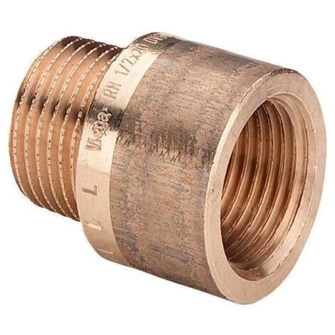 Viega Verlängerung Hahnverlängerung 1/2'' - 40mm DVGW zugelassen, R1/2xRp1/2x40 355005