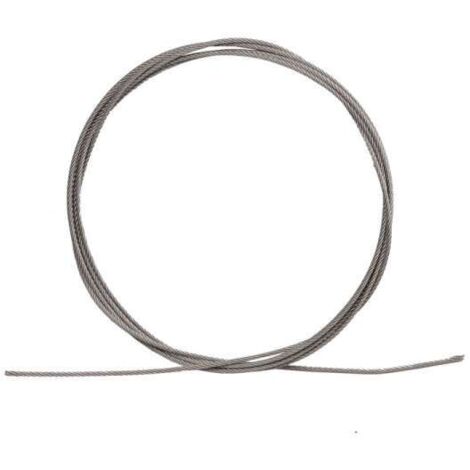 Edelstahlseil Niroseil Drahtseil Edelstahl mittelweich 2mm