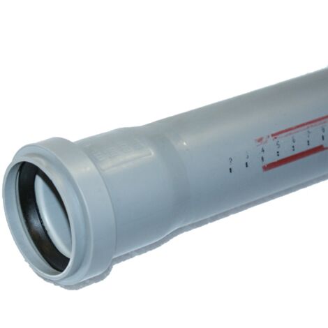 HT Rohr mit Muffe und Gummidichtung HT-Rohr DN110 250mm HTME