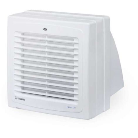 Blauberg Fensterventilator Wind-K 125 H mit 185 m³/h Fördervolumen mit Timer Feuchtigkeitss. 8012457