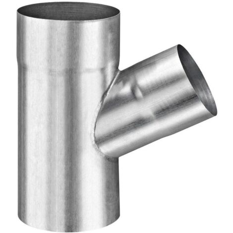 GRÖMO ZINK Rohrabzweig TITANZINK 72° ø100/76, 62971
