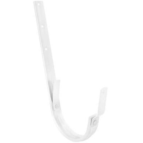 GRÖMO ALUSTAR Rinnenhaken Weiß 280 / 28x7, SX (glatt), 83614