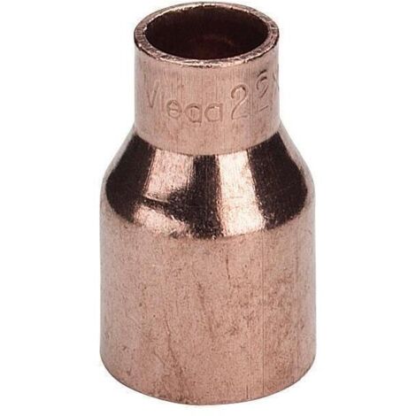 Viega Absatznippel Reduzierstück mit Einsteckende 95243 in 35mm Außenlötende x 28mm Kupfer 103118