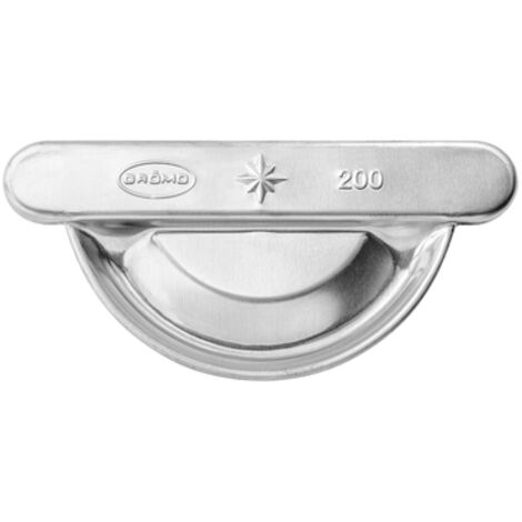 GRÖMO® Zink Rinnenboden universal halbrund 200, 62370