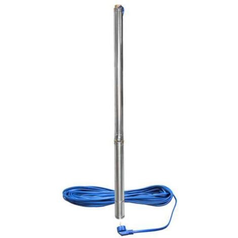 IBO 3'' STM 24 Tiefbrunnenpumpe 3" (ca.75mm Durchmesser) 3 Zoll Bohrlochpumpe Brunnenpumpe 20m Kabel