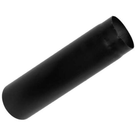Rauchrohr schwarz 2.0 mm, Länge 1000 mm Abgasrohr Ofenrohr DN 130