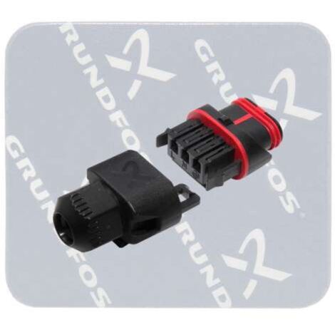 Grundfos ALPHA-Stecker gerade komplett, Zubehör für Umwälzpumpen