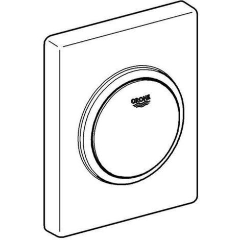 Grohe Skate Urinal-Betätigung mit Druckknopfbetätigung 38595 Abdeckplatte alpinweiß 38595SH0