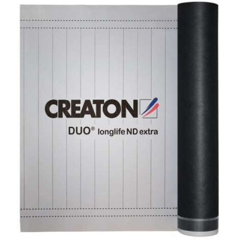 Creaton "Duo" longlife ND extra Unterdeckbahn mit 2 Klebestreifen 75m² Rolle 270g/m², 7759001000