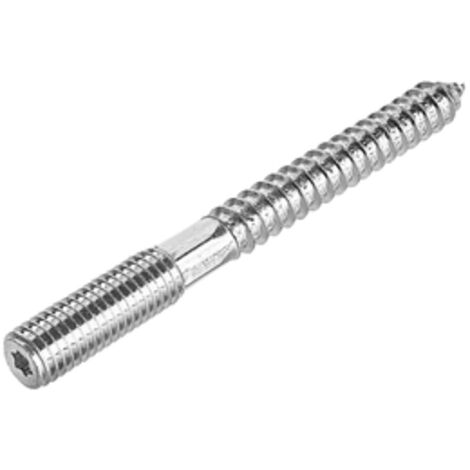 GRÖMO® Verzinkte Stockschraube M 10 x 300 mit Torx-Aufnahme und Schlüsselfläche, 50217