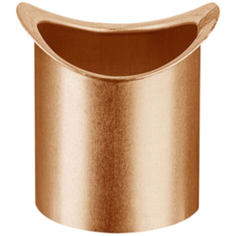 GRÖMO® Kupfer Lötstutzen ø60 für halbrunde Rinne 200, 60611