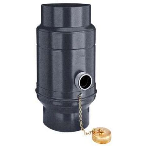 GRÖMO ALUSTAR Wassersammler Anthrazit ø100 mit Schlauchset, TX (strukturiert), 88711