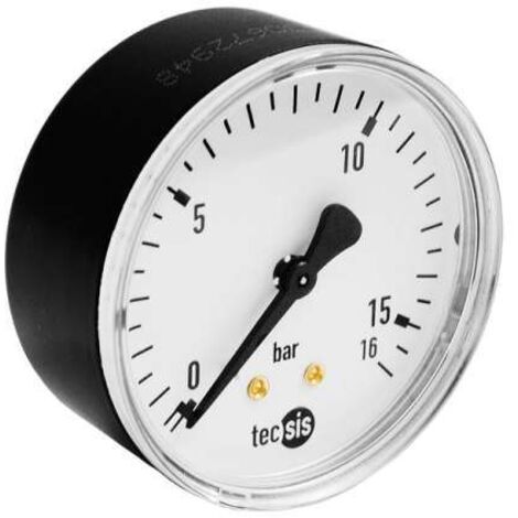 Manometer Anschluss hinten 0-16bar 63mm 1/4''