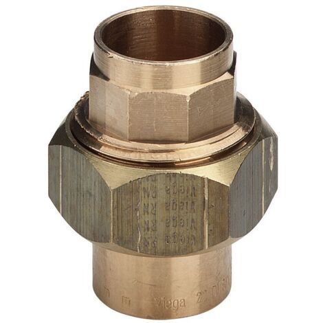 Viega Verschraubung Lötverschraubung 94330 flachdichtend in 15mm Rotguss 110239