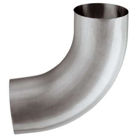 GRÖMO ALU Rohrbogen ALUMINIUM 85° ø100 mit Einzug, 84210
