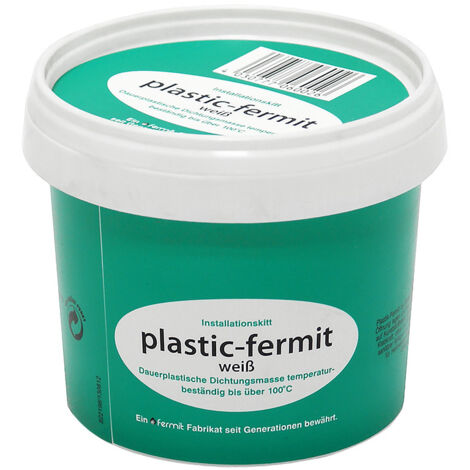 Fermit Dichtungskitt Plastik Fermit weiß dauerplastisch, knetbar, 500g Dose