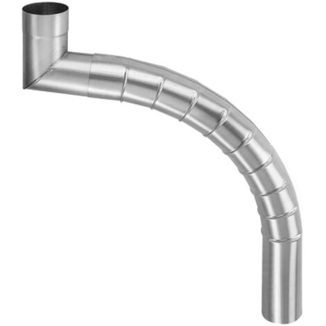 GRÖMO® Zink Gliederbogen, gepresst ø100x700-795, 62189
